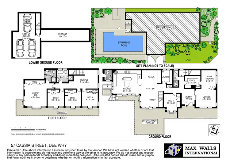Floorplan of Homely house listing, 57 Cassia Street, Dee Why NSW 2099