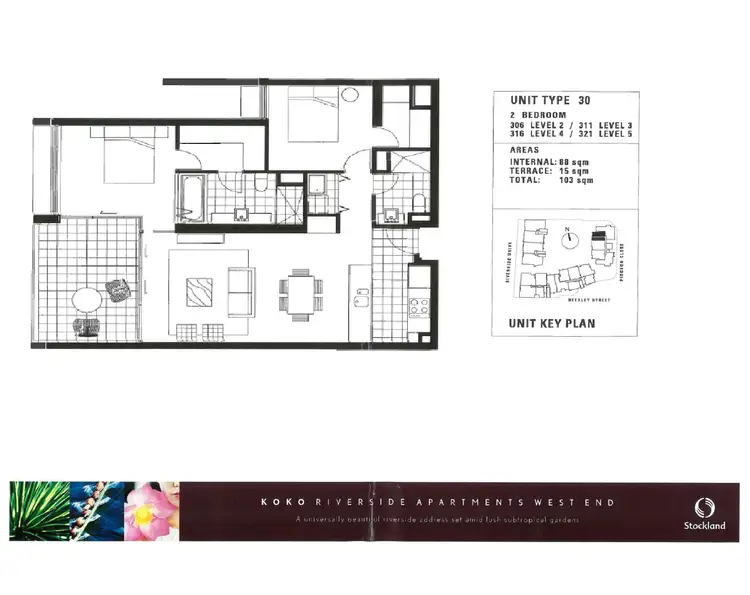 Floorplan of Homely apartment listing, 311/10 Pidgeon Close, West End QLD 4101
