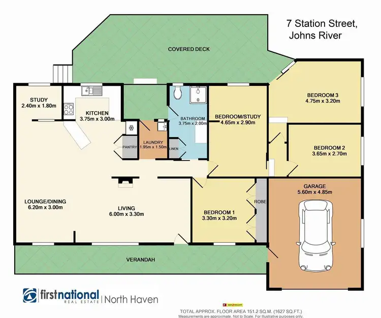 Floorplan of Homely house listing, 7 Station Street, Johns River NSW 2443