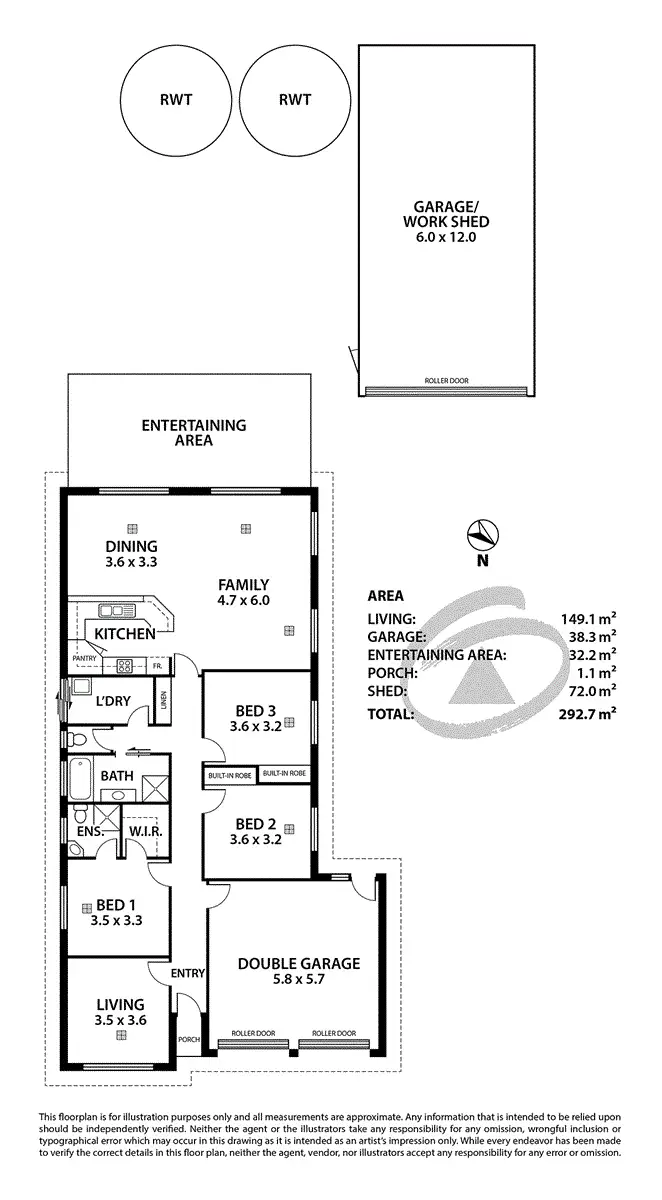 Floorplan of Homely house listing, 48 McDonald Street, Milang SA 5256