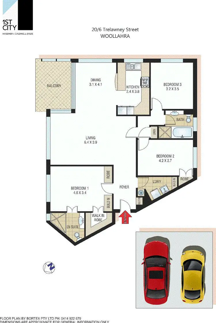 Floorplan of Homely apartment listing, 20/6 Trelawney Street, Woollahra NSW 2025