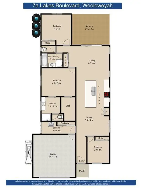 Floorplan of Homely house listing, 7A Lakes Boulevarde, Wooloweyah NSW 2464