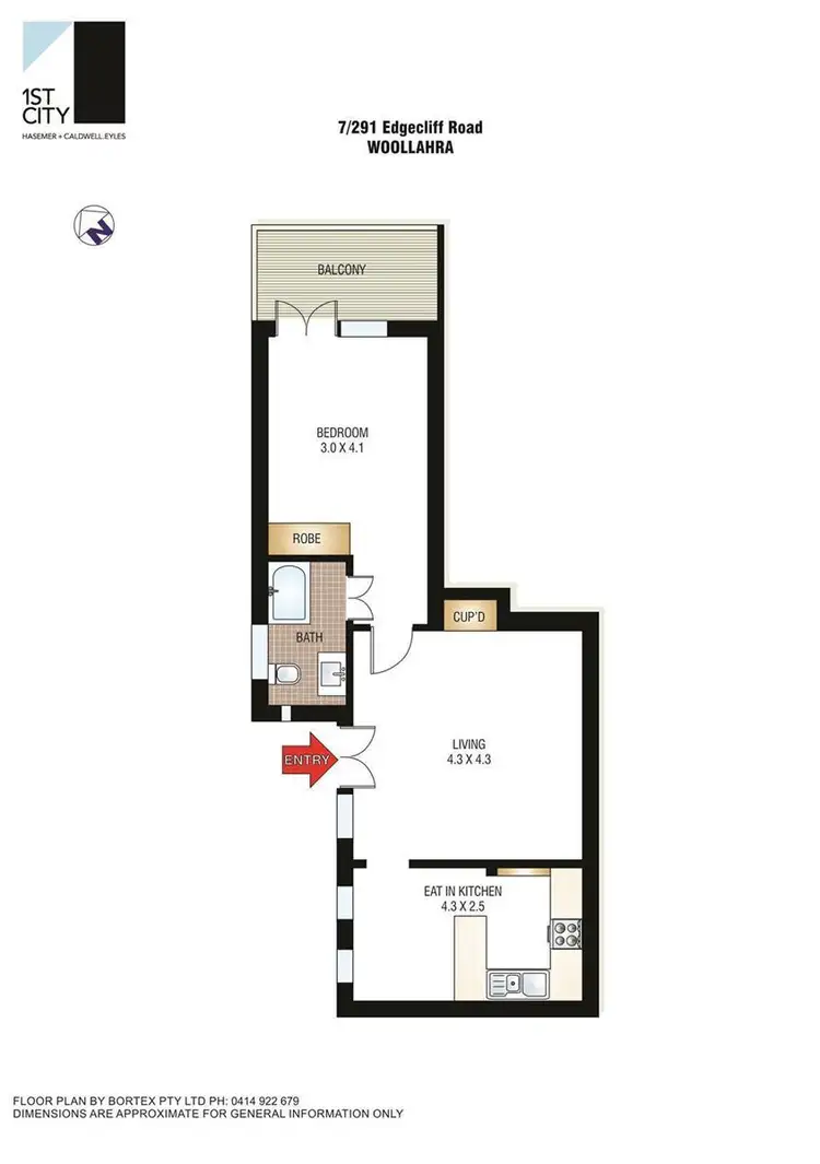 Floorplan of Homely apartment listing, 7/291 Edgecliff Road, Woollahra NSW 2025