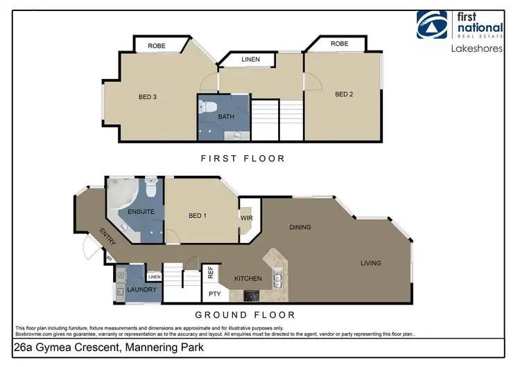 Floorplan of Homely semi-detached listing, 26A Gymea Crescent, Mannering Park NSW 2259