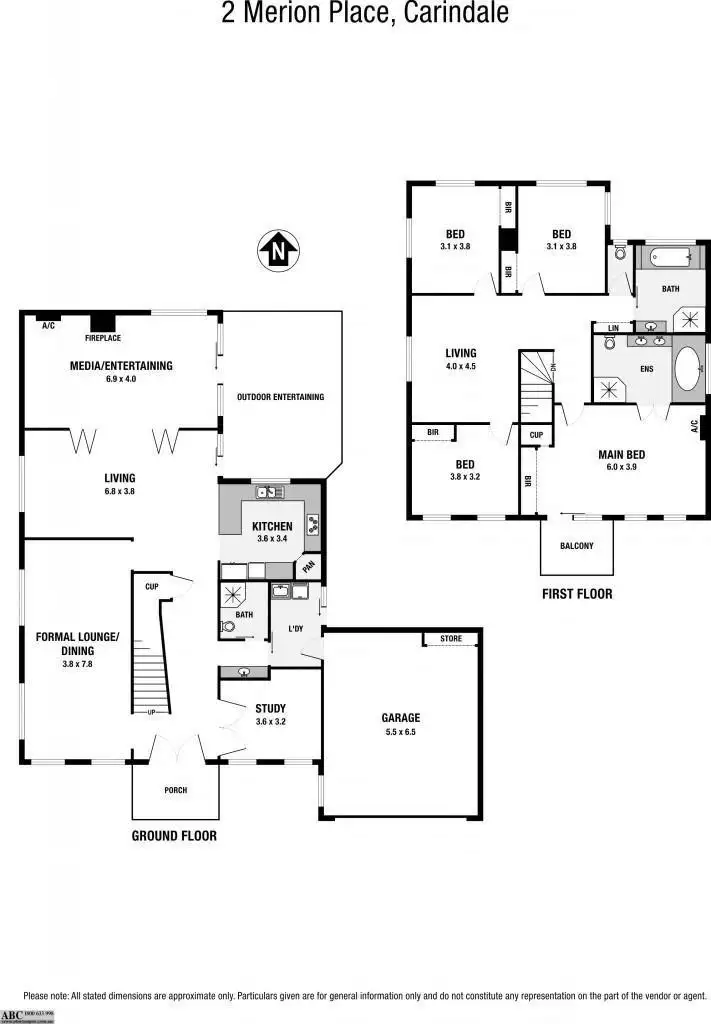 Floorplan of Homely house listing, 2 Merion Place, Carindale QLD 4152