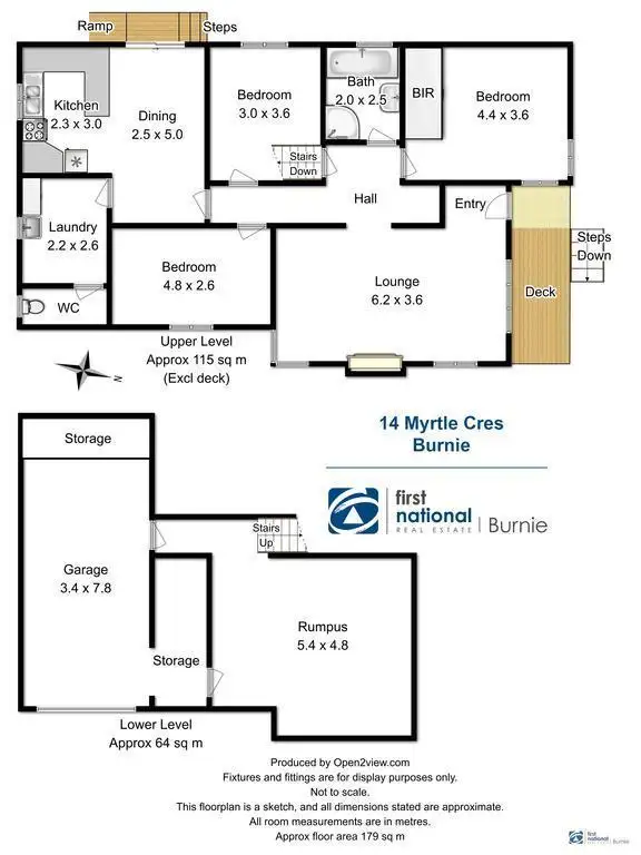 Floorplan of Homely house listing, 14 Myrtle Crescent, Emu Heights TAS 7320