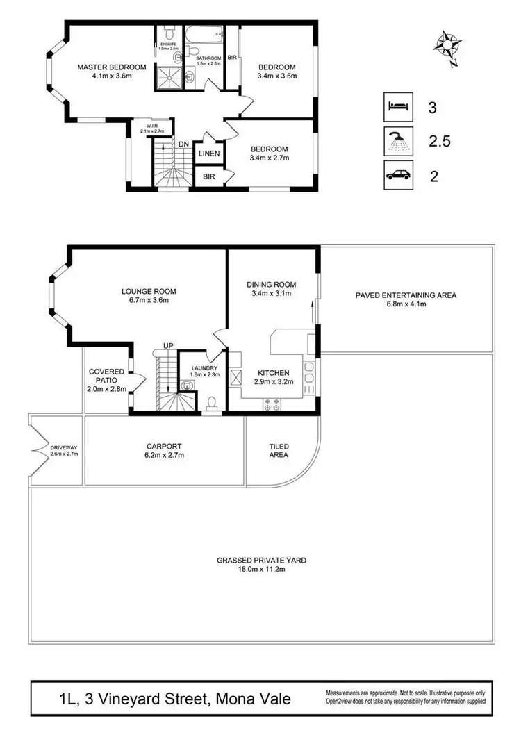 Floorplan of Homely townhouse listing, 1L/3 Vineyard Street, Mona Vale NSW 2103
