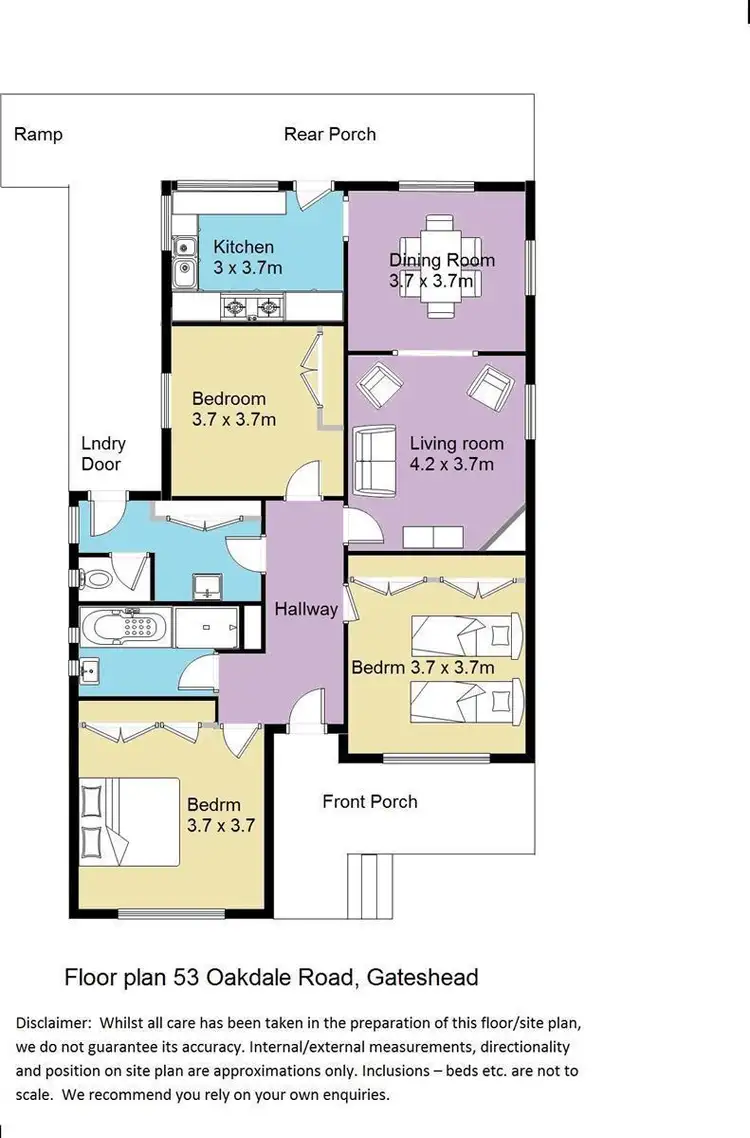 Floorplan of Homely house listing, 53 & 53B Oakdale Road, Gateshead NSW 2290