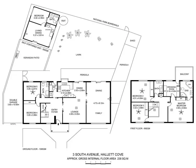 Floorplan of Homely house listing, 3 South Avenue, Hallett Cove SA 5158