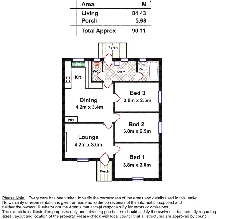 Floorplan of Homely house listing, 60 Bagot Road, Elizabeth South SA 5112