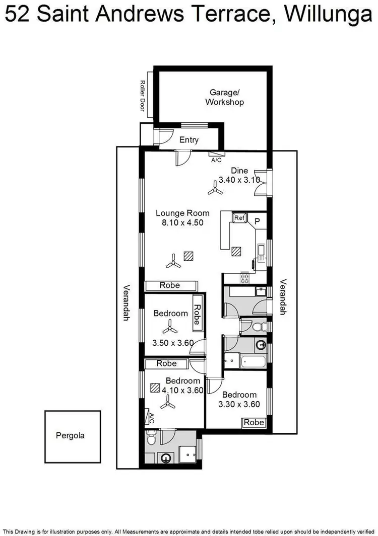 Floorplan of Homely house listing, 52 St Andrews Terrace, Willunga SA 5172