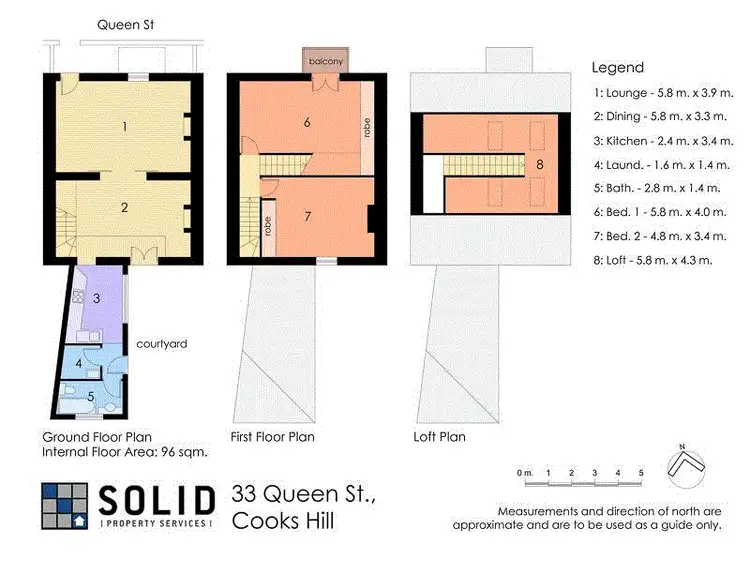 Floorplan of Homely terrace listing, 33 Queen Street, Cooks Hill NSW 2300