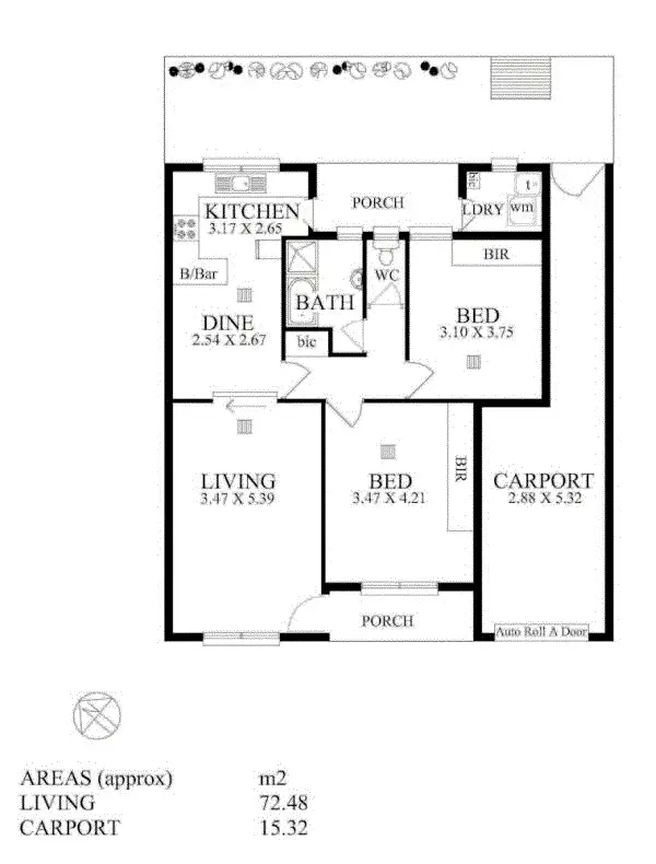 Floorplan of Homely unit listing, 4/93 Angas Road, Westbourne Park SA 5041