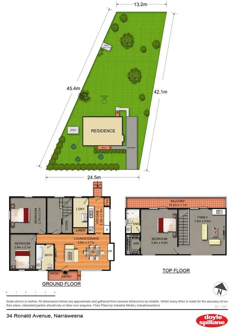 Floorplan of Homely house listing, 34 Ronald Avenue, Narraweena NSW 2099