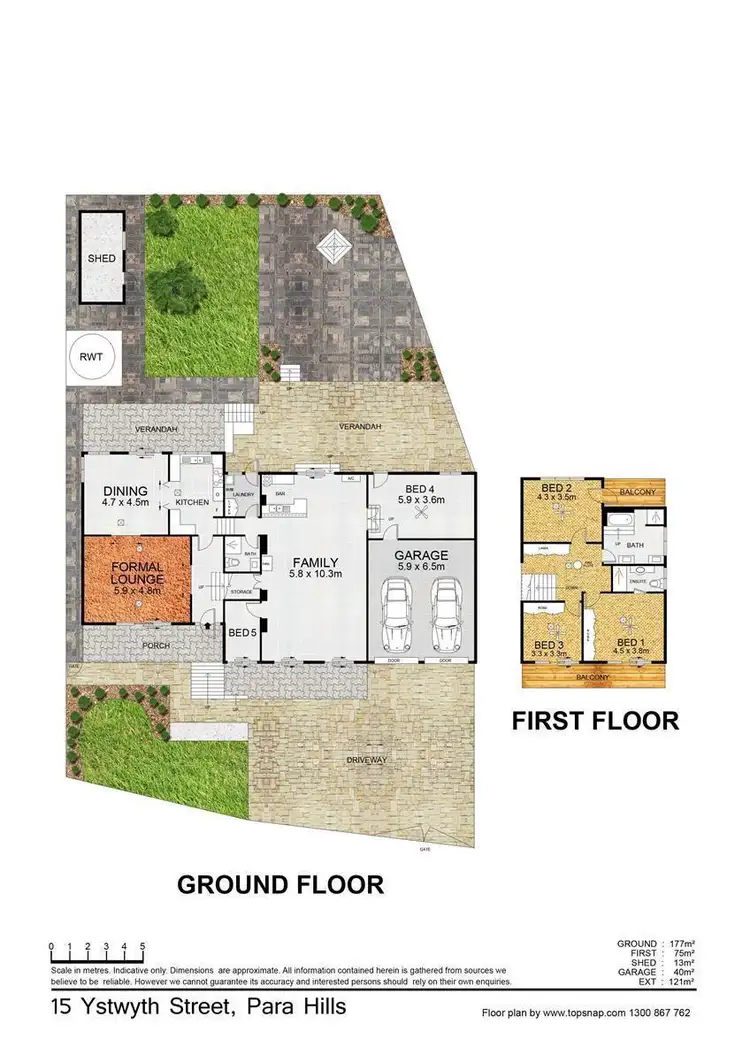 Floorplan of Homely house listing, 15 Ystwyth Court, Modbury Heights SA 5092
