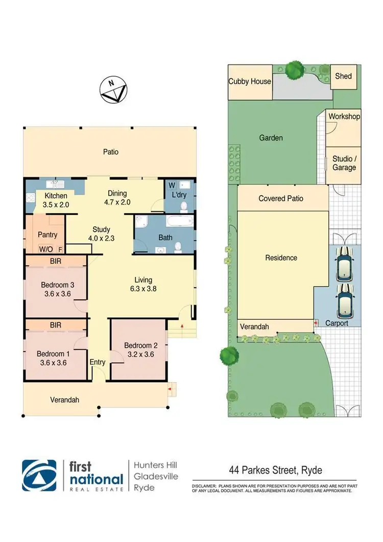 Floorplan of Homely house listing, 44 Parkes Street, Ryde NSW 2112