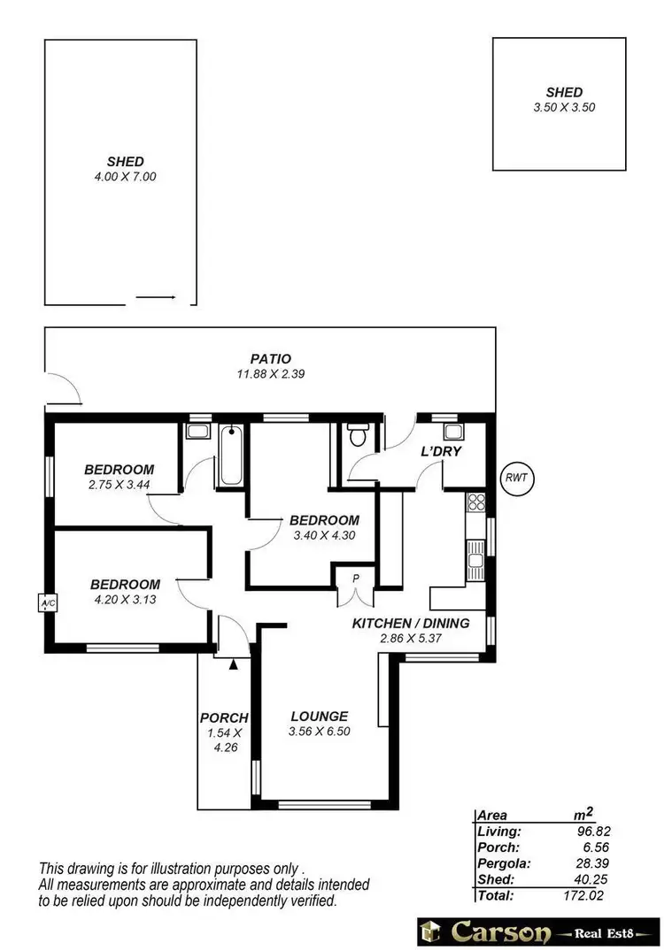 Floorplan of Homely house listing, 15 Westwood Street, Davoren Park SA 5113