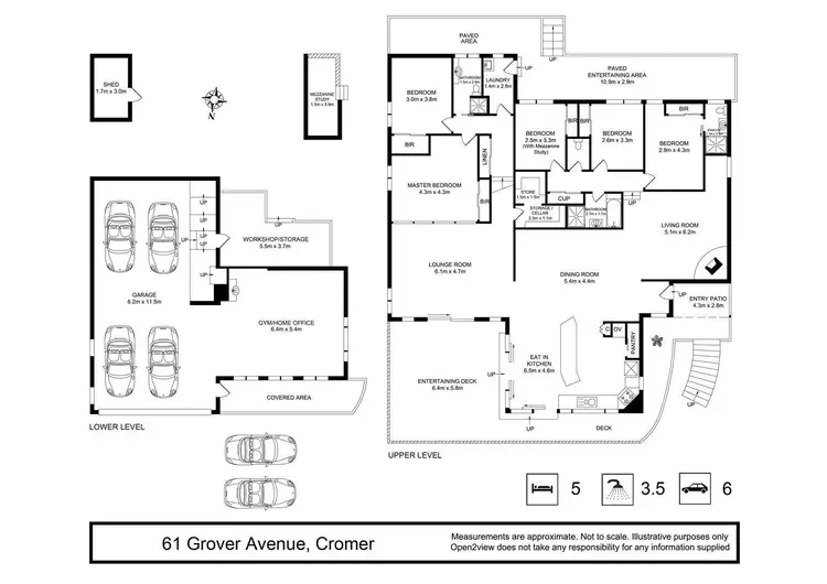 Floorplan of Homely house listing, 61 Grover Avenue, Cromer NSW 2099