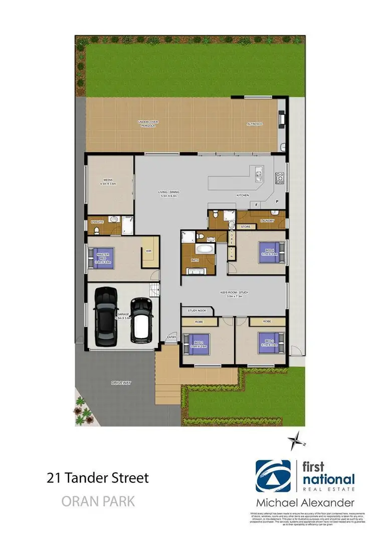 Floorplan of Homely house listing, 21 Tander Street, Oran Park NSW 2570