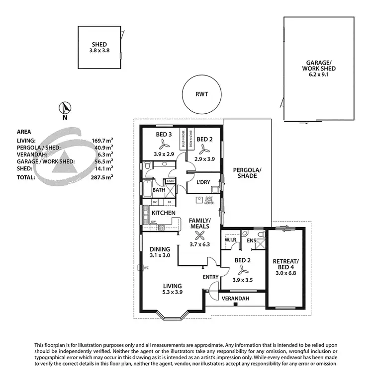 Floorplan of Homely house listing, 11 Stephens Avenue, Strathalbyn SA 5255