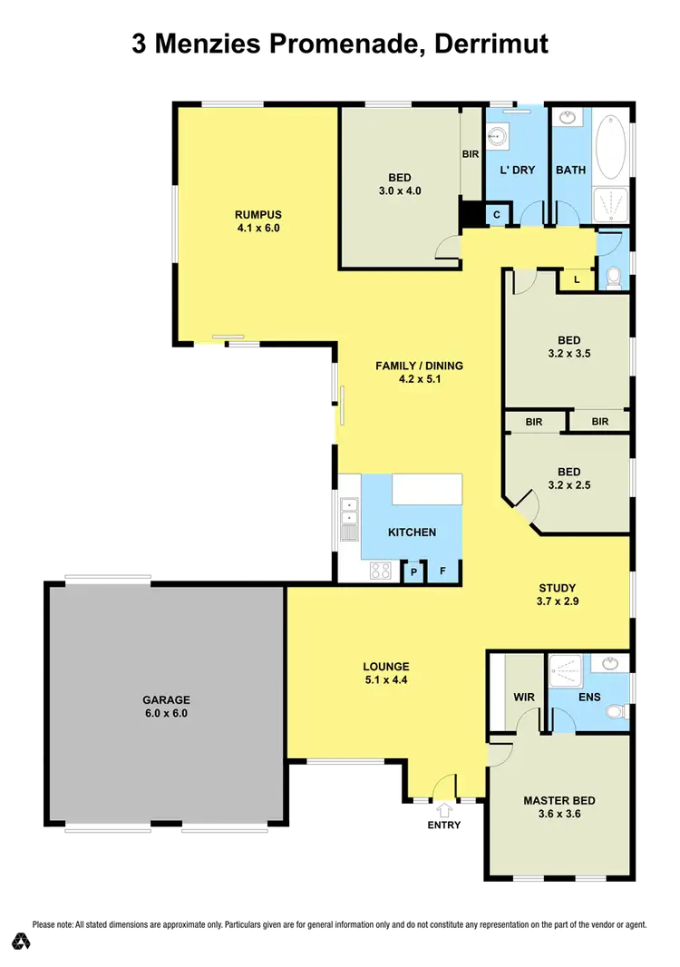 Floorplan of Homely house listing, 3 Menzies Promenade, Derrimut VIC 3030