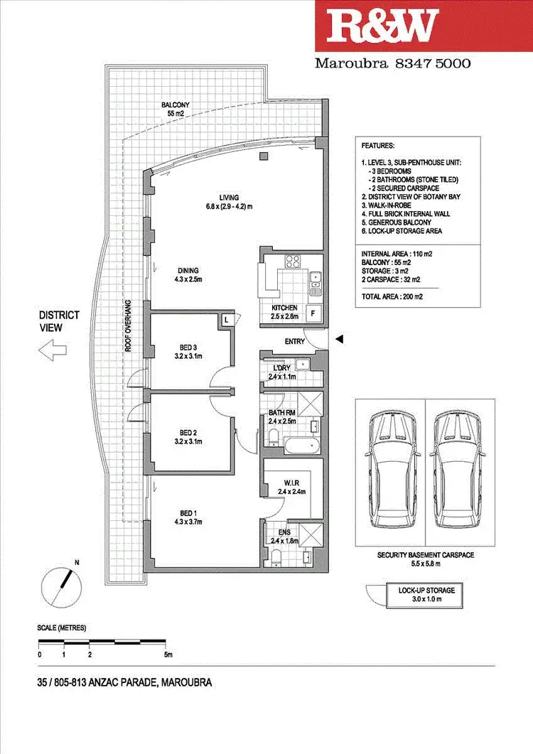 Floorplan of Homely apartment listing, 35/805 Anzac Parade, Maroubra NSW 2035
