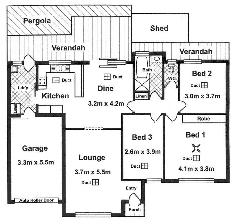 Floorplan of Homely house listing, 2/265 The Cove Road, Hallett Cove SA 5158