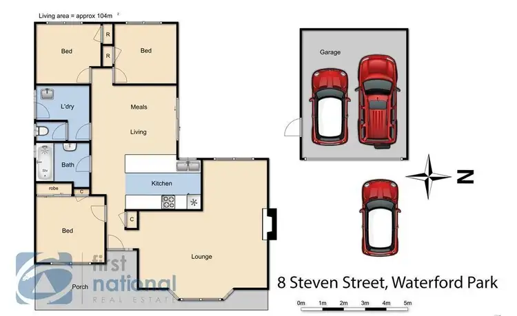 Floorplan of Homely house listing, 8 Steven Street, Clonbinane VIC 3658