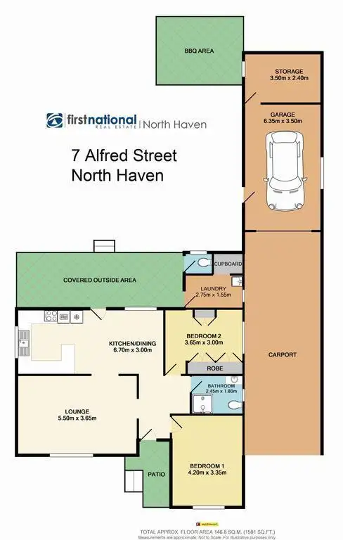 Floorplan of Homely house listing, 7 Alfred Street, North Haven NSW 2443