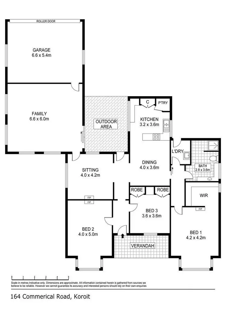 Floorplan of Homely house listing, 164 Commercial Road, Koroit VIC 3282