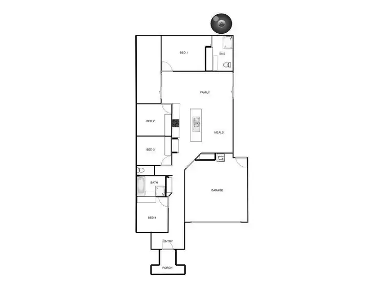 Floorplan of Homely house listing, 8 Everglades Street, Springfield Lakes QLD 4300