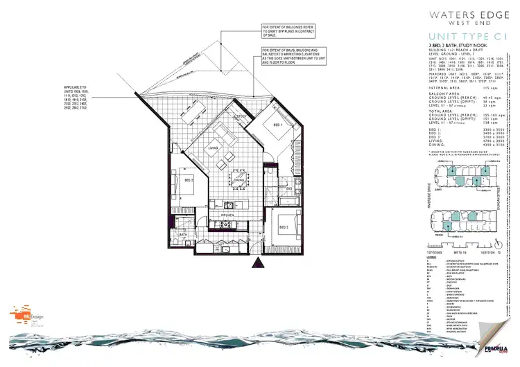 Floorplan of Homely apartment listing, 1601/45 Duncan Street, West End QLD 4101