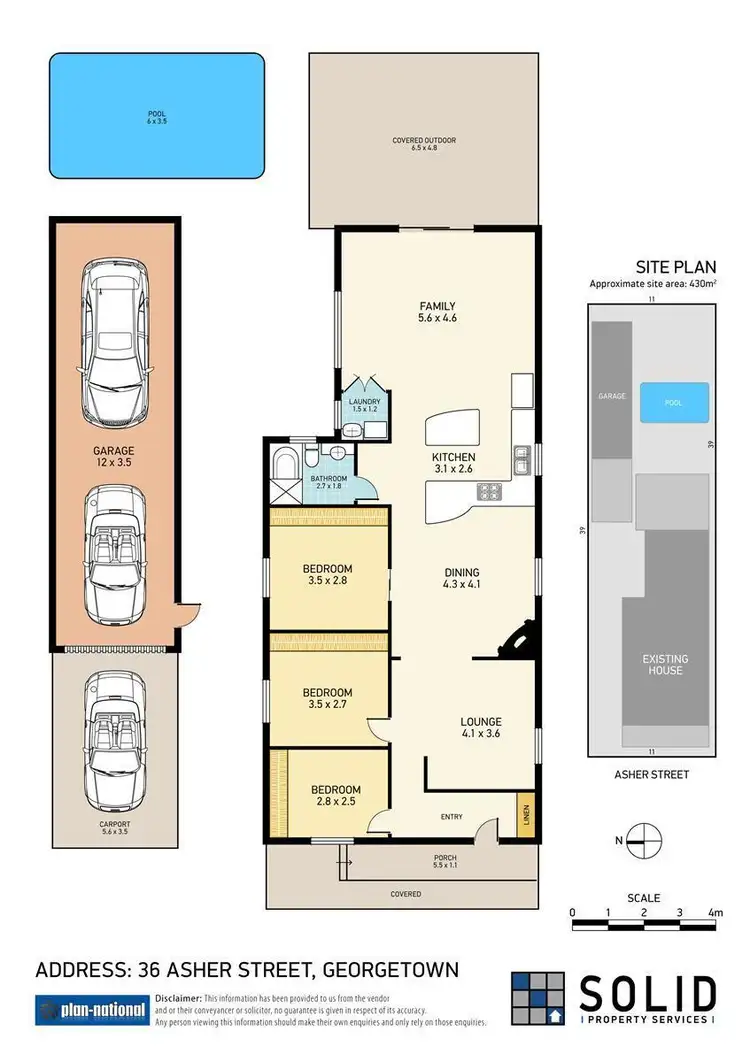 Floorplan of Homely house listing, 36 Asher Street, Georgetown NSW 2298