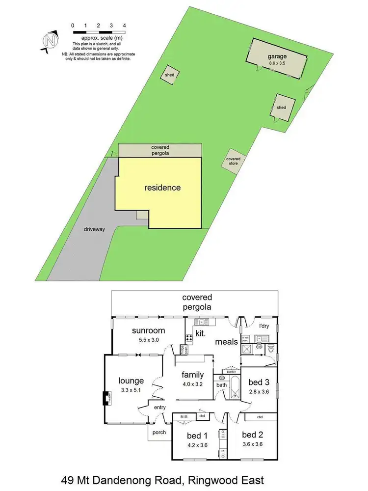 Floorplan of Homely house listing, 49 Mount Dandenong Road, Ringwood East VIC 3135