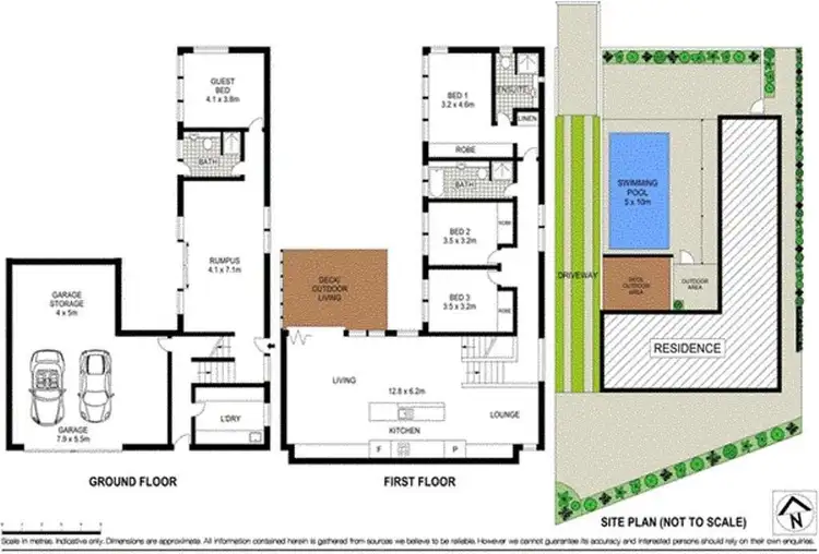 Floorplan of Homely house listing, 5 Bombora Close, Redhead NSW 2290