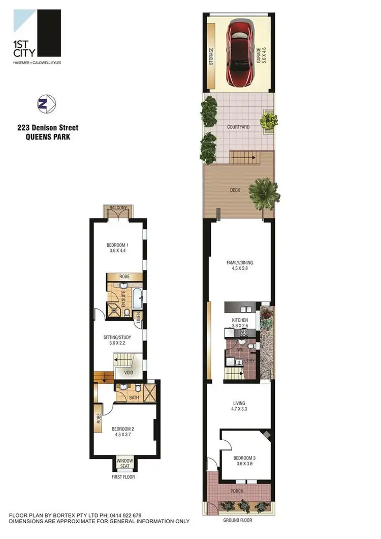 Floorplan of Homely house listing, 223 Denison Street, Queens Park NSW 2022