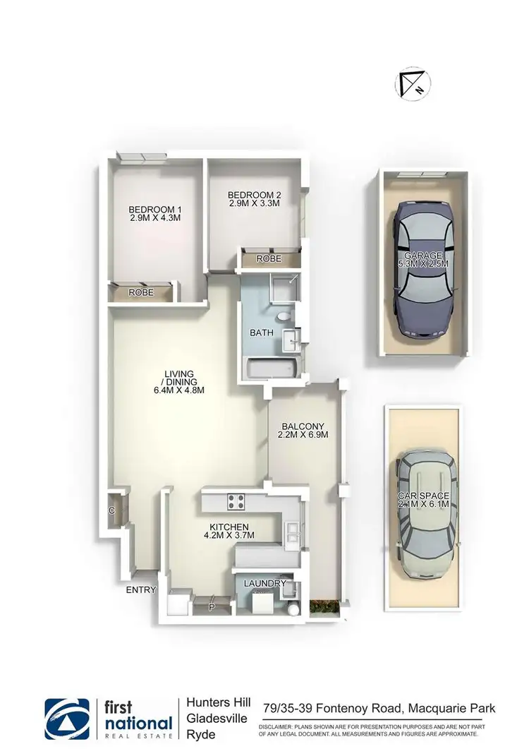 Floorplan of Homely apartment listing, 79/35-39 Fontenoy Road, Macquarie Park NSW 2113