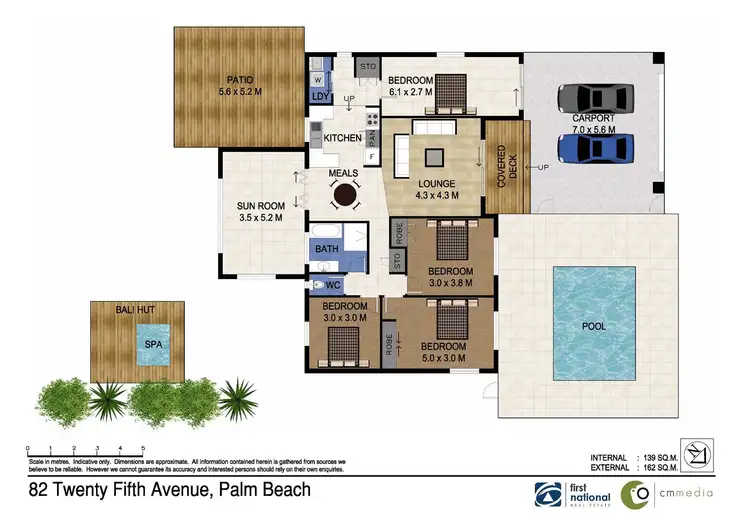 Floorplan of Homely house listing, 82 Twenty Fifth Avenue, Palm Beach QLD 4221