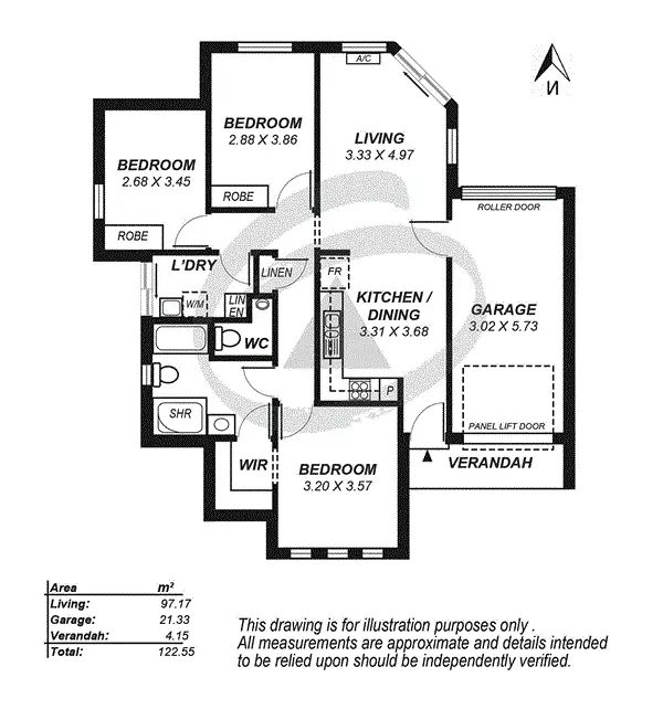 Floorplan of Homely house listing, 3/21 Weld Crescent, Mount Barker SA 5251