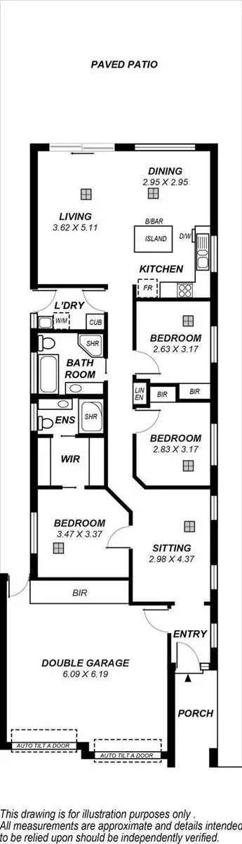 Floorplan of Homely house listing, 8a Athol Street, Clovelly Park SA 5042