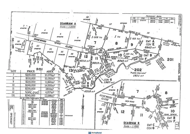 Floorplan of Homely land listing, LOT Lot 11/11 Rosewood Close, Malanda QLD 4885