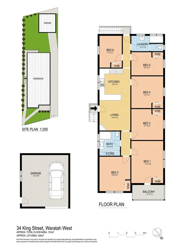 Floorplan of Homely house listing, 34 King Street, Waratah West NSW 2298