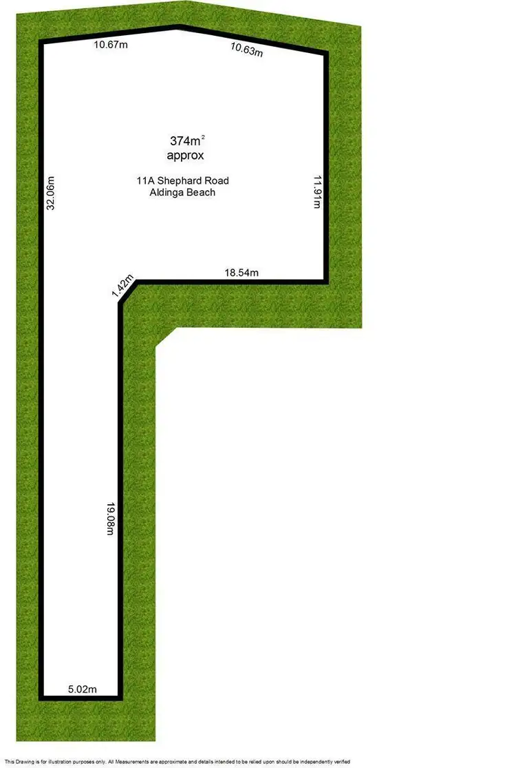 Floorplan of Homely land listing, 11a Shephard Road, Aldinga Beach SA 5173