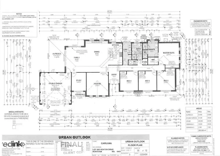 Floorplan of Homely house listing, 3 Heaton Drive, Northam WA 6401