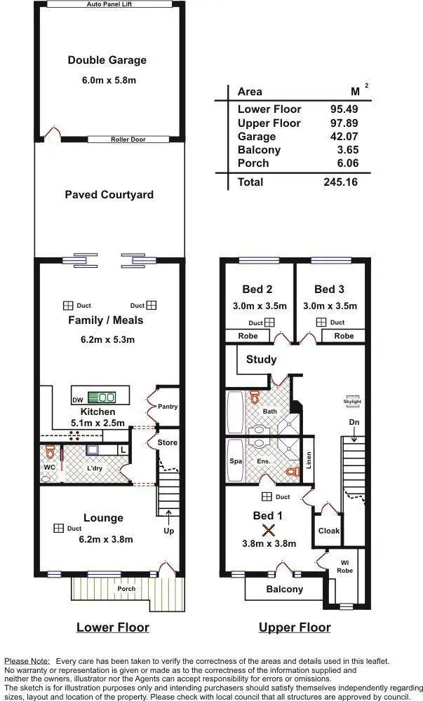 Floorplan of Homely townhouse listing, 11 Bartlett Court, Golden Grove SA 5125