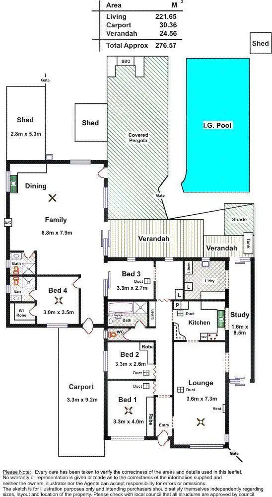 Floorplan of Homely house listing, 103 Elizabeth Street, Banksia Park SA 5091