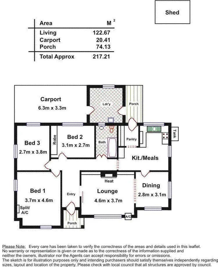 Floorplan of Homely house listing, 2 Macpherson Street, Clapham SA 5062