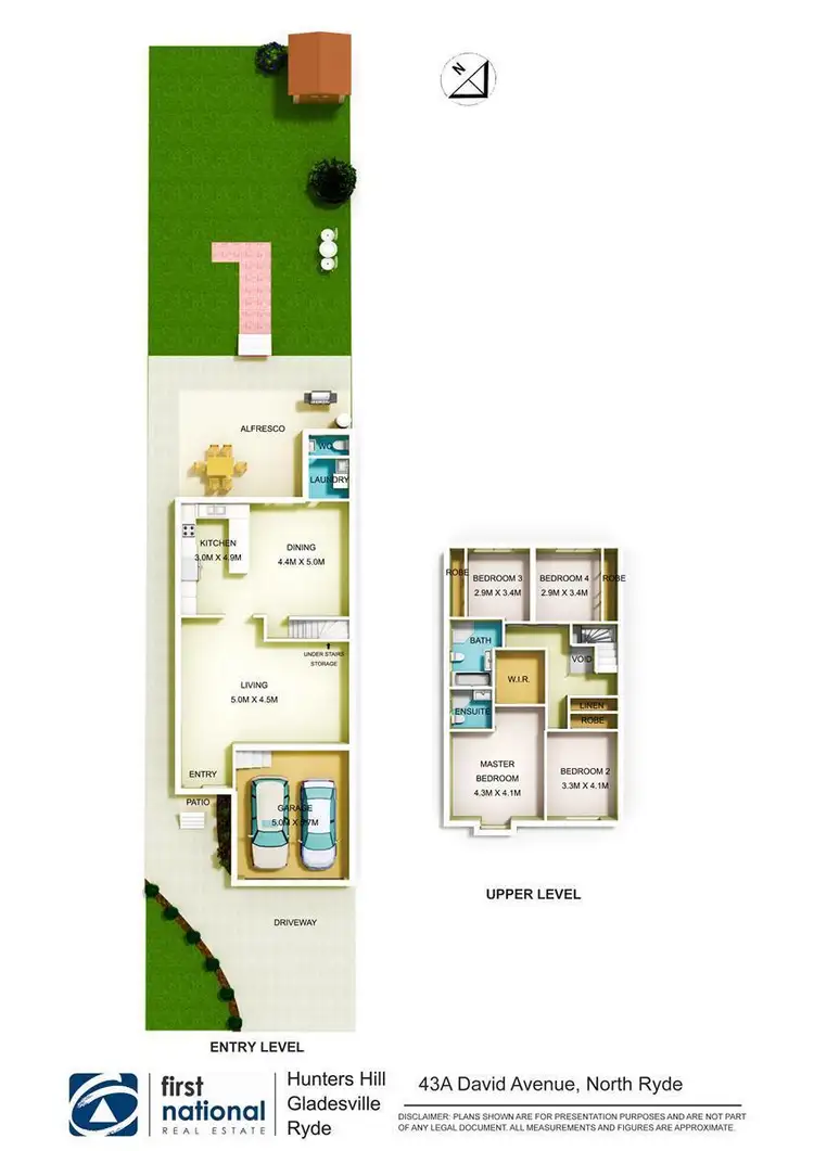 Floorplan of Homely house listing, 43A David Avenue, North Ryde NSW 2113