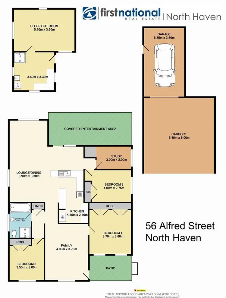Floorplan of Homely house listing, 56 Alfred Street, North Haven NSW 2443