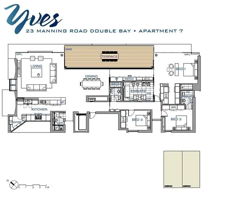 Floorplan of Homely apartment listing, 7/23 Manning Road, Double Bay NSW 2028